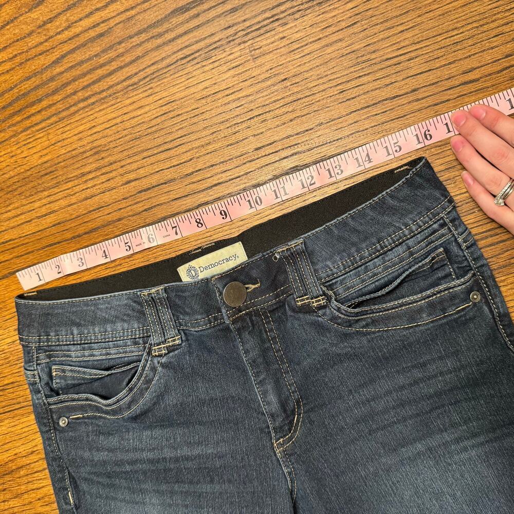Democracy Women's Skinny Jeans Size 10 Dark Wash Ab Technology Stretch Denim - Picture 8 of 10